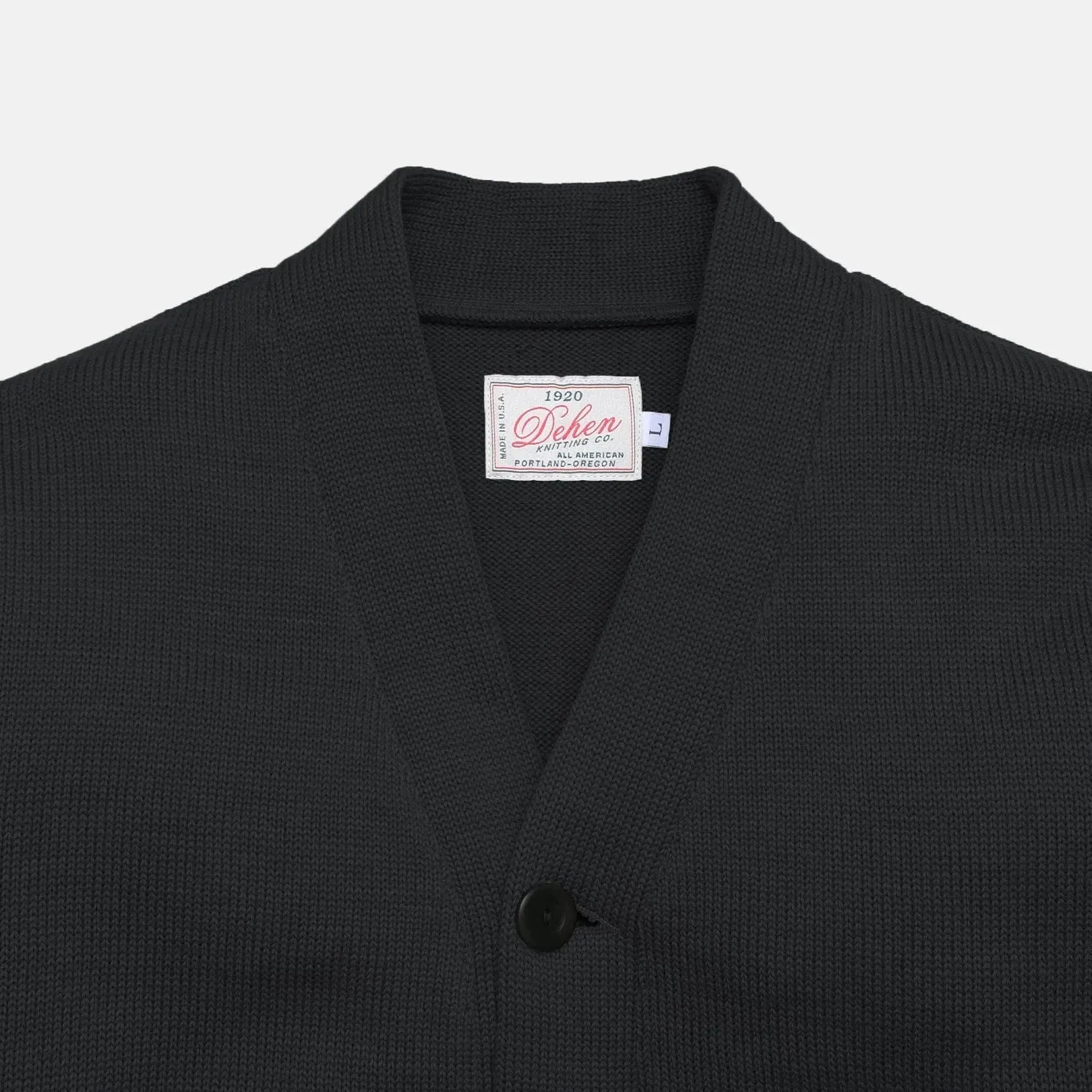 Classic Cardigan Sweater Dark Charcoal sold by Brooklyn Clothing Co. product image thumbnail 2