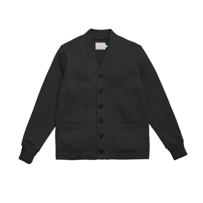 Classic Cardigan Sweater Dark Charcoal sold by Brooklyn Clothing Co.