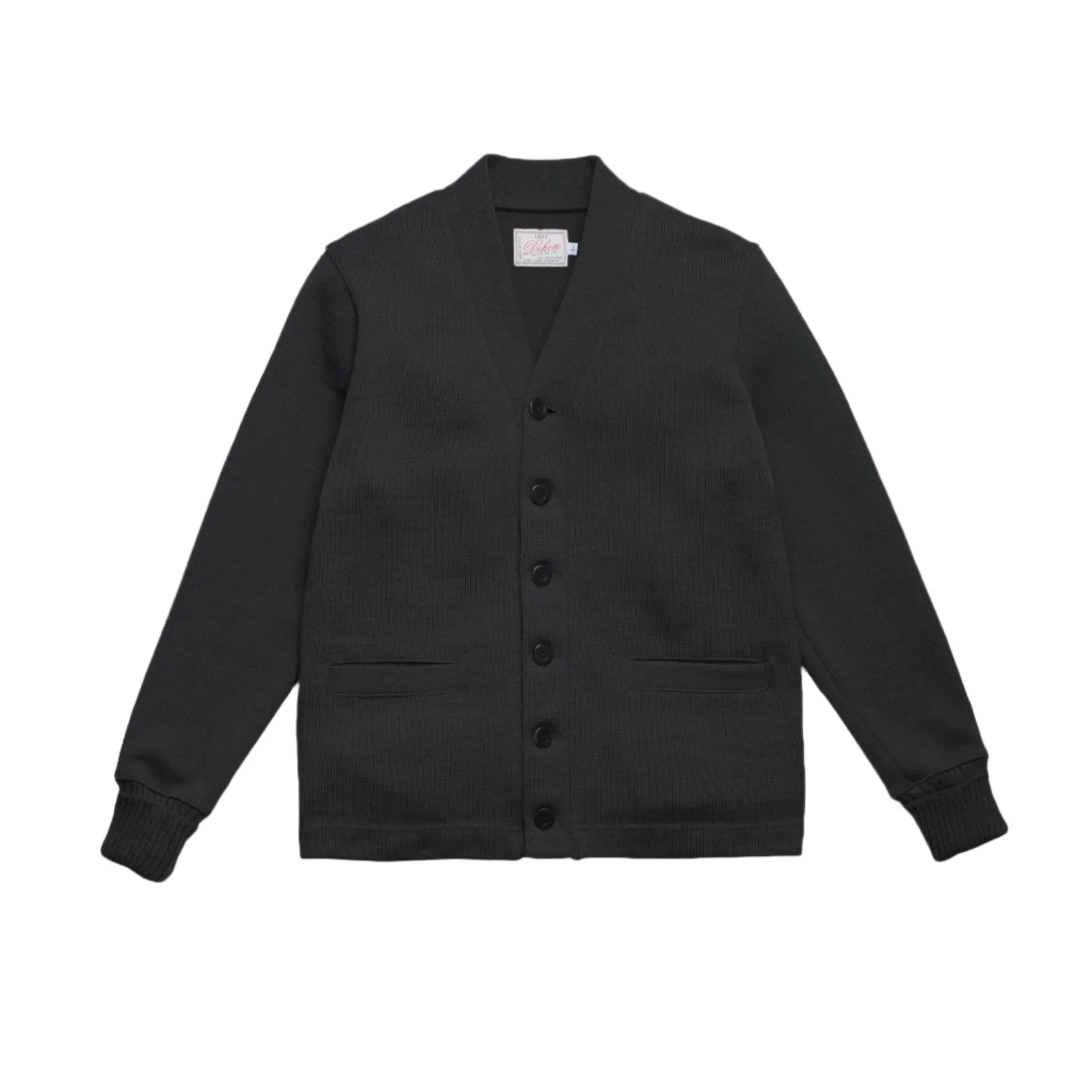 Classic Cardigan Sweater Dark Charcoal sold by Brooklyn Clothing Co.