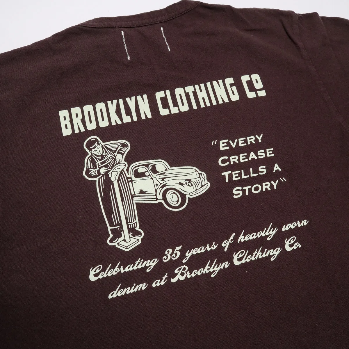 Dehen x Brooklyn Clothing 35th Anniversary Tee Brown sold by Brooklyn Clothing Co. product image thumbnail 2