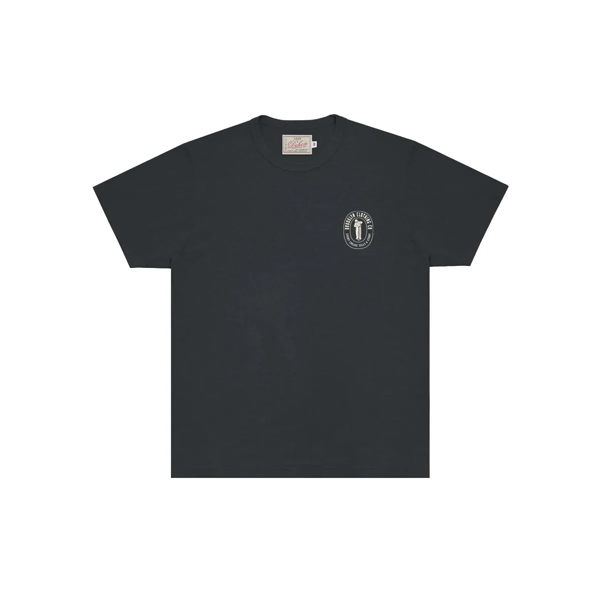 Dehen x Brooklyn Clothing 35th Anniversary Tee Dark Charcoal sold by Brooklyn Clothing Co.