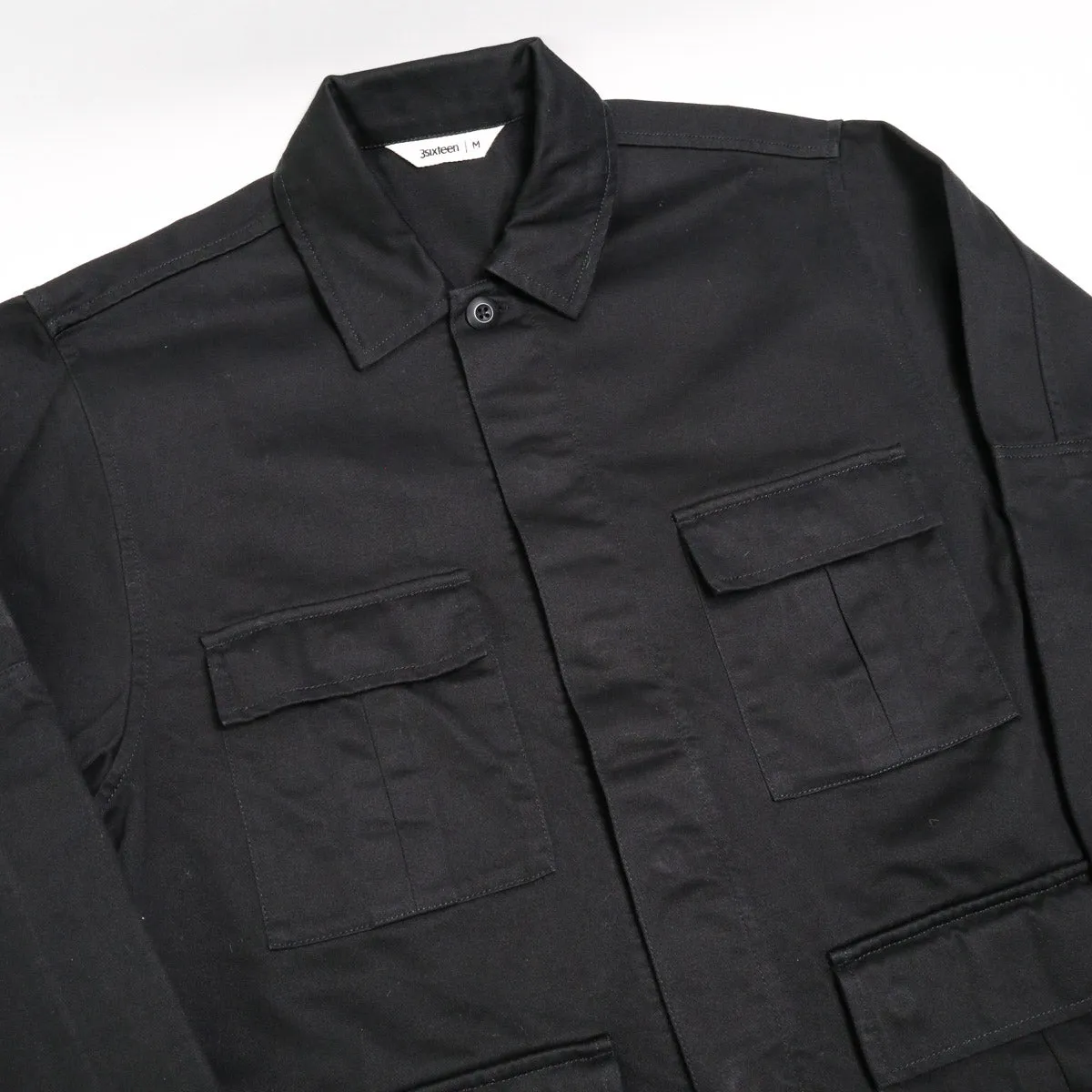 BDU Jacket Black Back Satin sold by Brooklyn Clothing Co. product image thumbnail 4