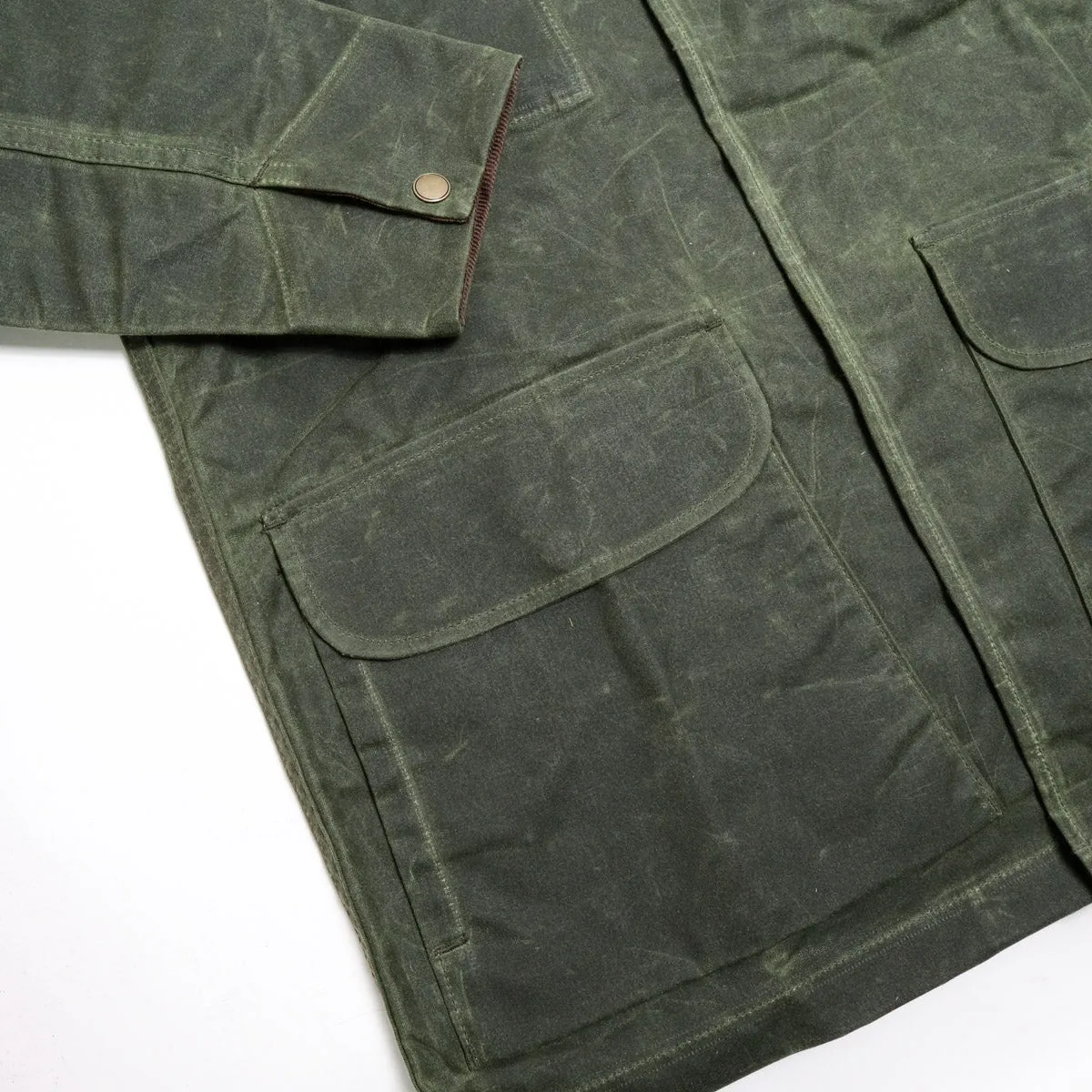 Hunter Supply Jacket Waxed Olive sold by Brooklyn Clothing Co. product image thumbnail 4