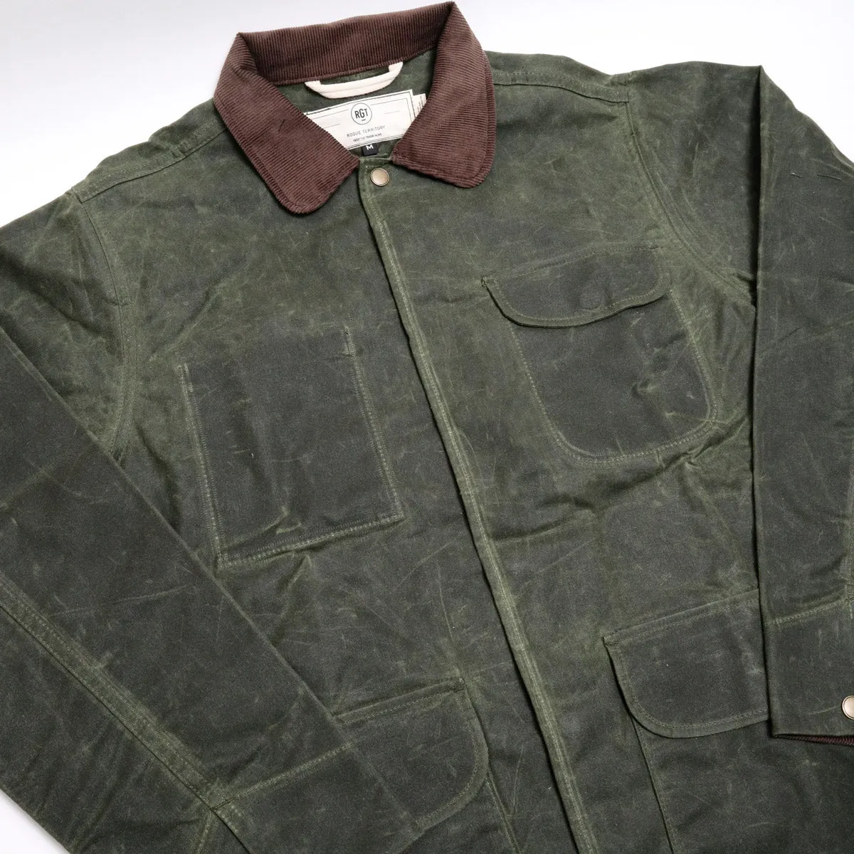 Hunter Supply Jacket Waxed Olive sold by Brooklyn Clothing Co. product image thumbnail 3