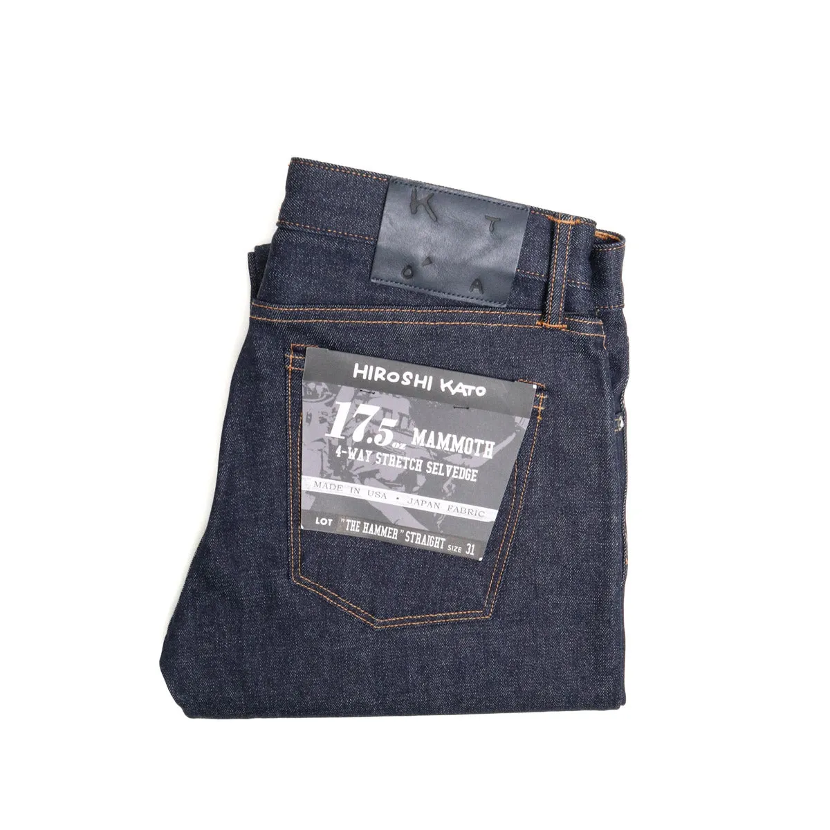 The Hammer Mammoth 17.5oz Indigo Raw sold by Brooklyn Clothing Co.
