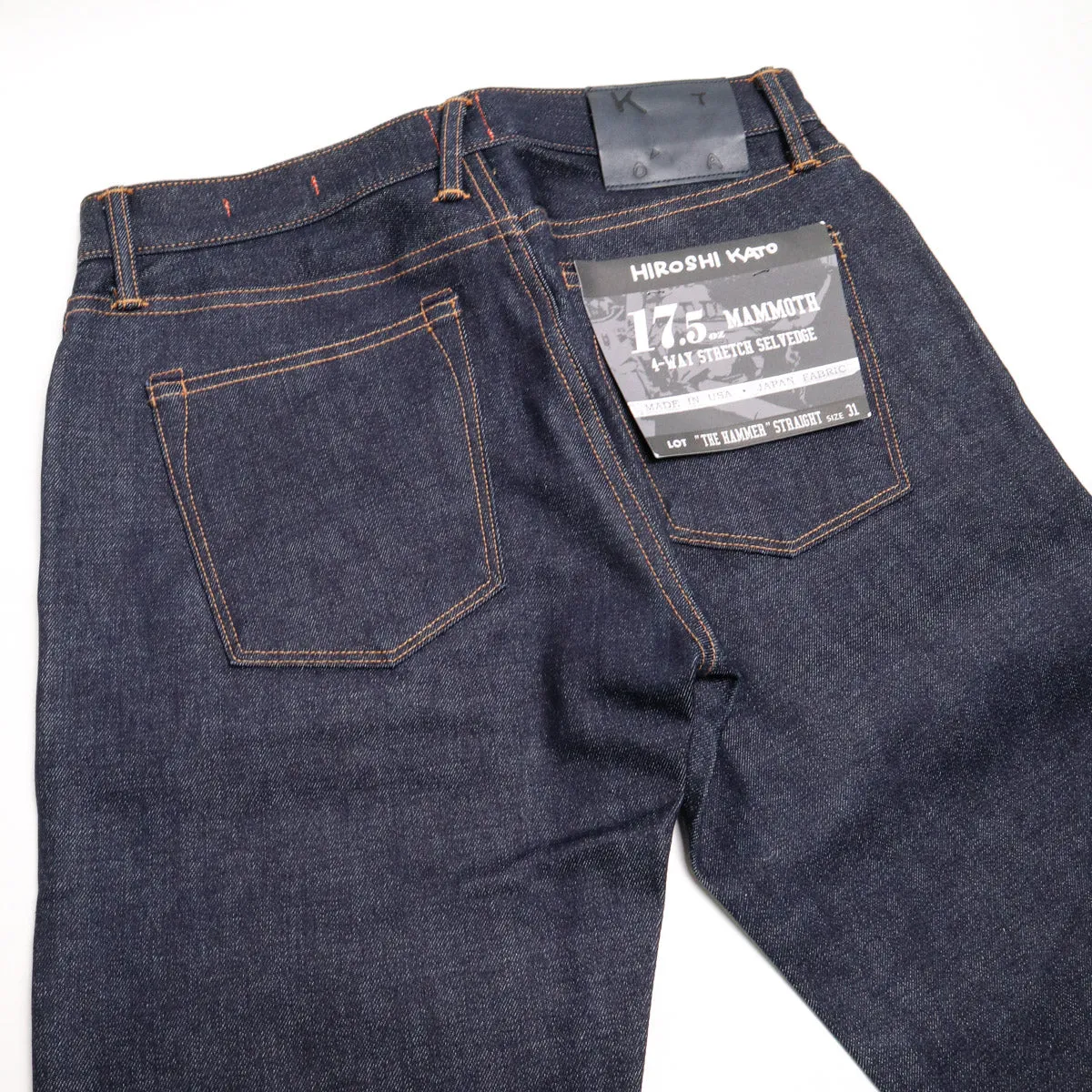 The Hammer Mammoth 17.5oz Indigo Raw sold by Brooklyn Clothing Co. product image thumbnail 4