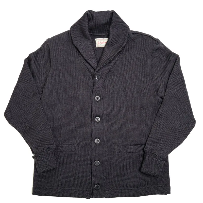 Shawl Sweater Dark Charcoal sold by Brooklyn Clothing Co.