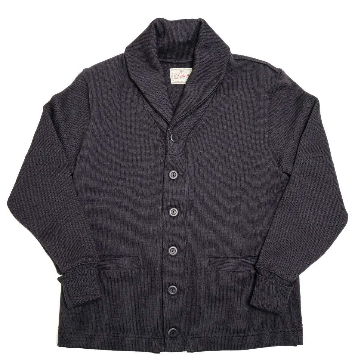 Shawl Sweater Dark Charcoal sold by Brooklyn Clothing Co.