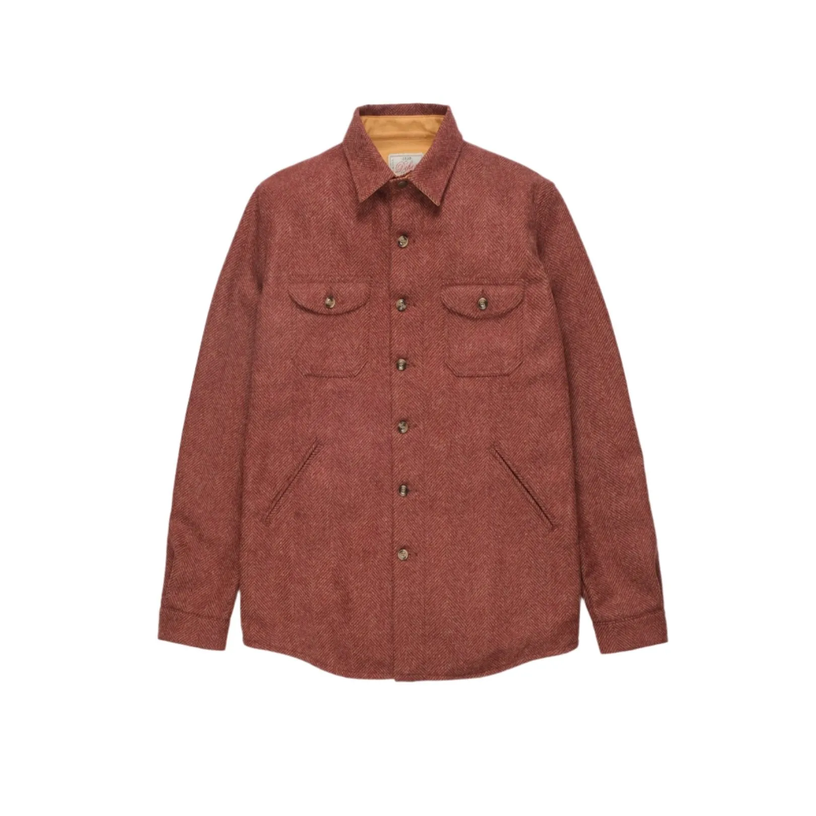 Crissman Overshirt Brick Herringbone sold by Brooklyn Clothing Co.