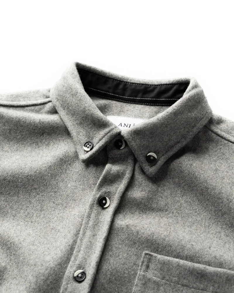 The Modern Melton Wool Light Grey sold by Brooklyn Clothing Co. product image thumbnail 4