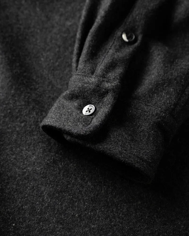 The Modern Melton Wool Charcoal sold by Brooklyn Clothing Co. product image thumbnail 3