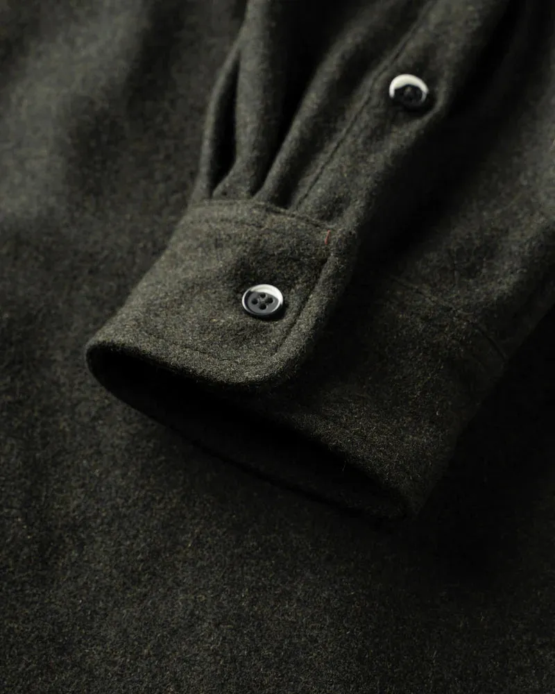 The Modern Melton Wool Olive sold by Brooklyn Clothing Co. product image thumbnail 3
