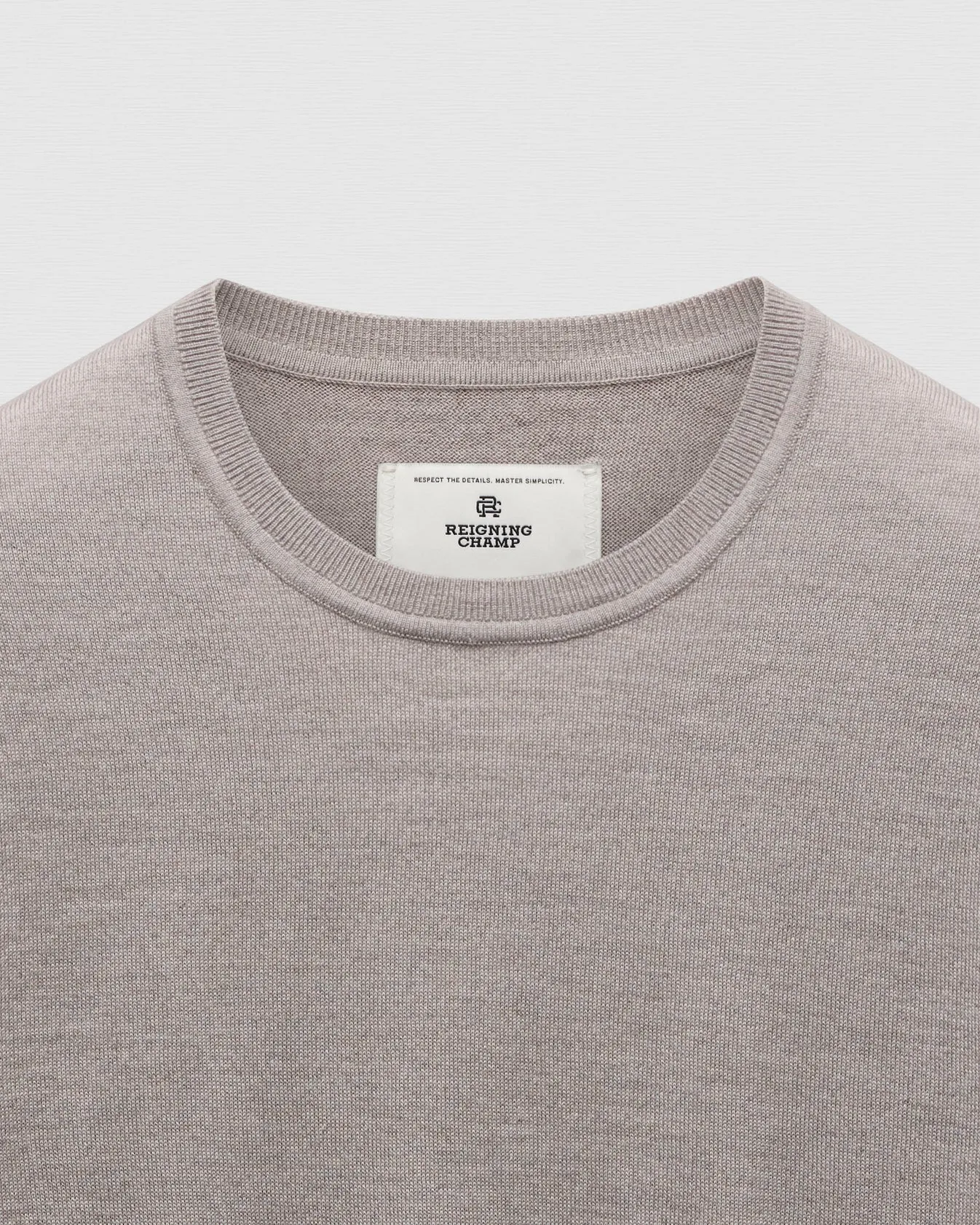 Lightweight Merino Harry Crewneck Dove sold by Brooklyn Clothing Co. product image thumbnail 3