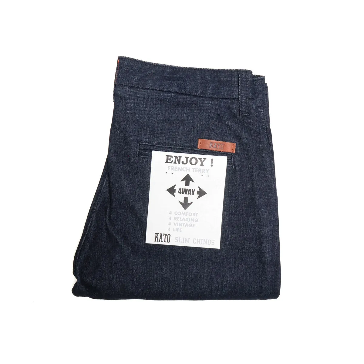The Axe Chino Denit Navy sold by Brooklyn Clothing Co.