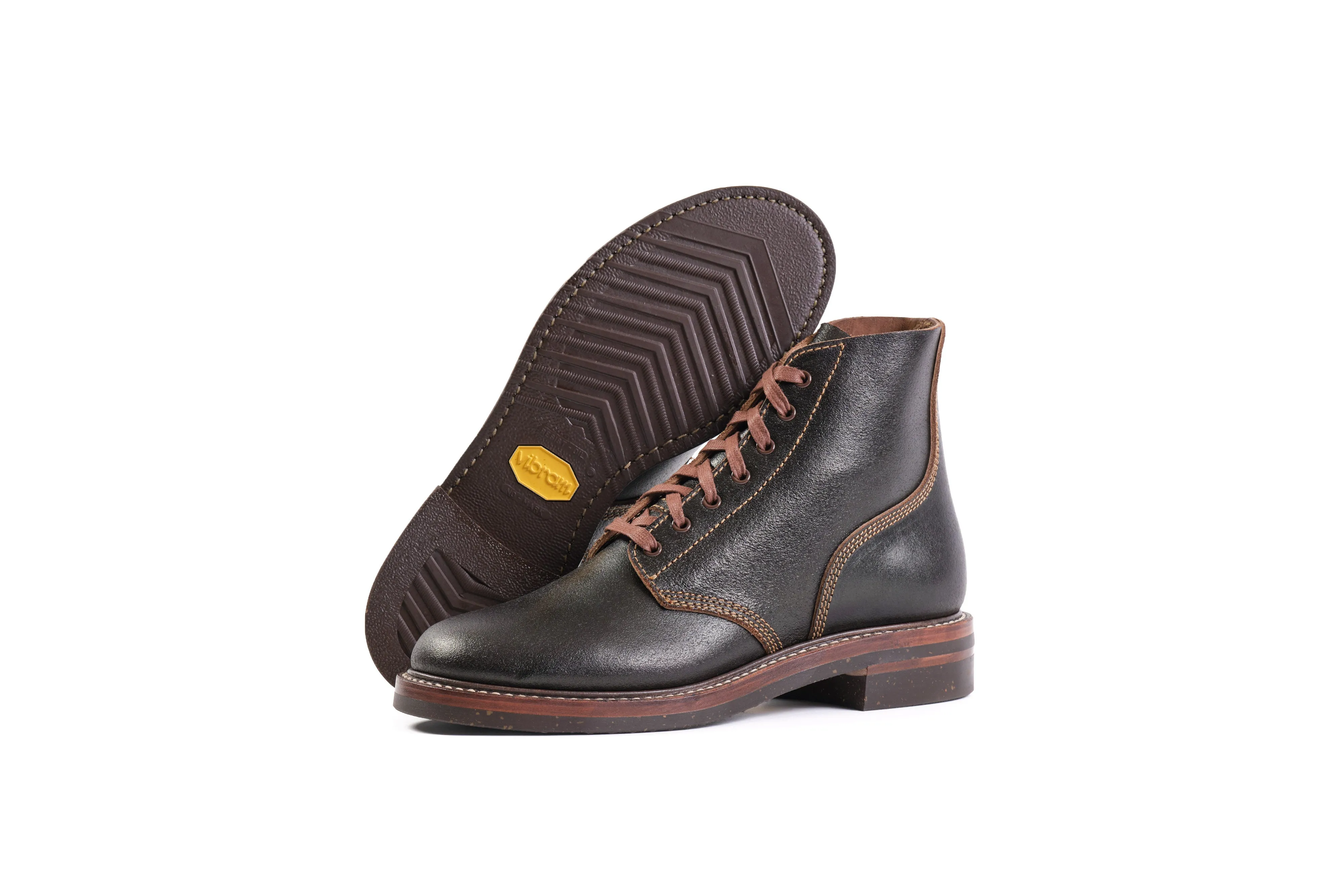 LK-017 M-43 Service Shoe Horween Waxed Flesh Dark Brown sold by Brooklyn Clothing Co. product image thumbnail 2