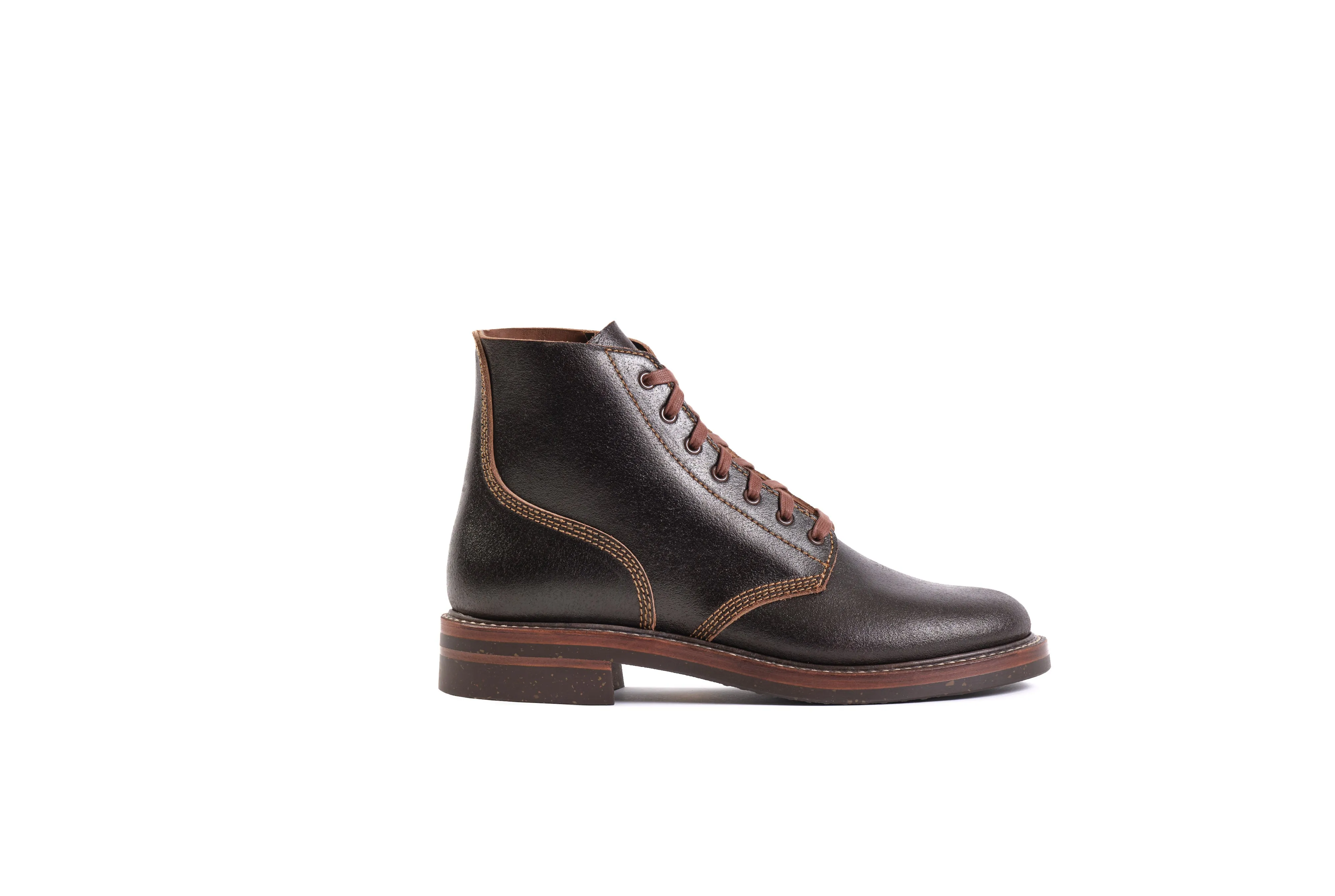 LK-017 M-43 Service Shoe Horween Waxed Flesh Dark Brown sold by Brooklyn Clothing Co. product image thumbnail 5