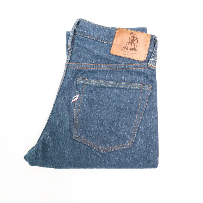 SMBL-019 14oz Relax Taper Smokey Blue sold by Brooklyn Clothing Co.