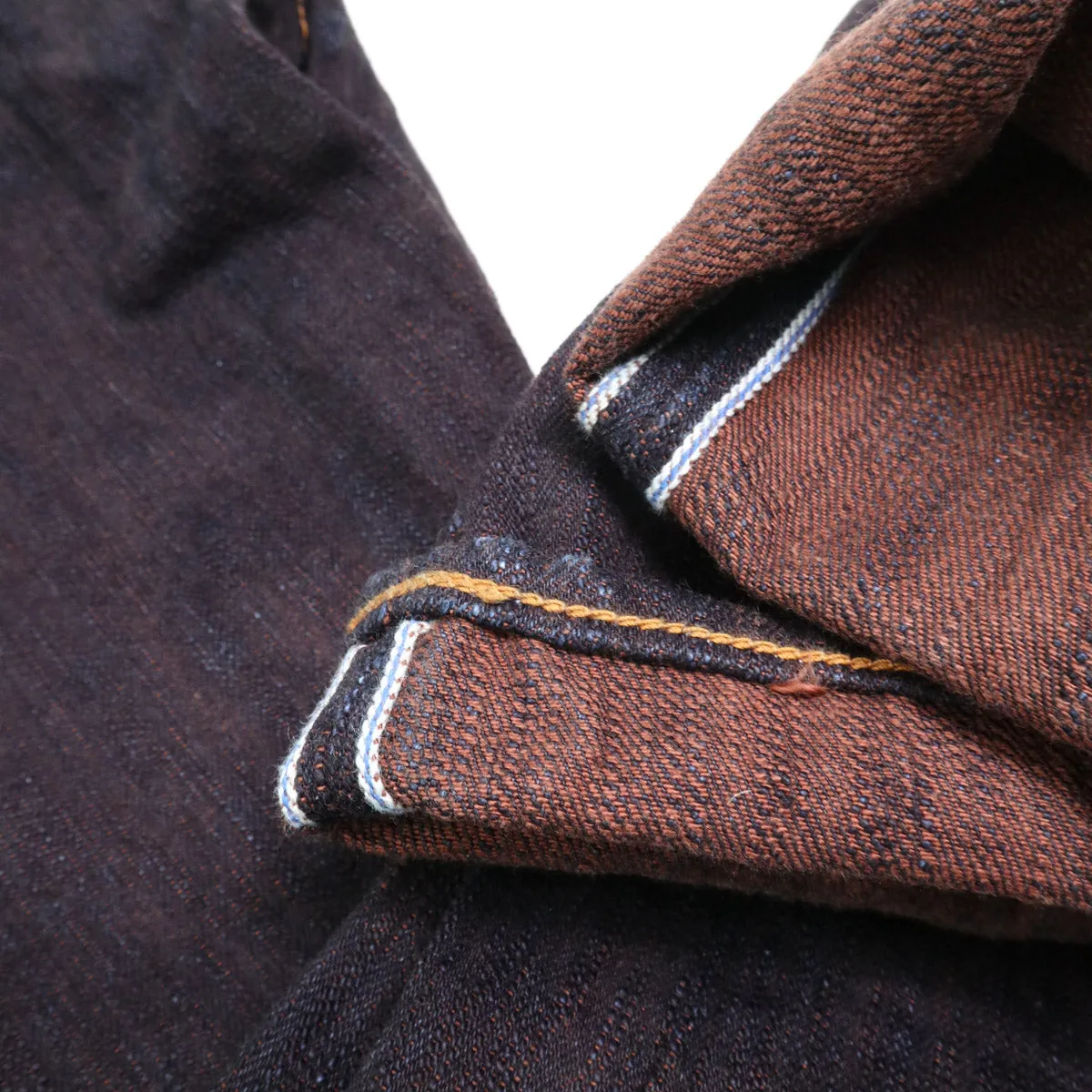 PER-EX-019-ID 15oz Extra Slub Relax Taper Indigo x Persimmon sold by Brooklyn Clothing Co. product image thumbnail 3
