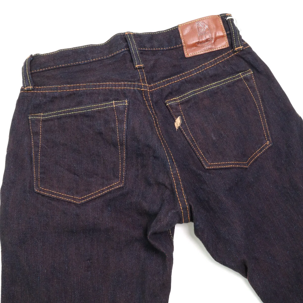 PER-EX-019-ID 15oz Extra Slub Relax Taper Indigo x Persimmon sold by Brooklyn Clothing Co. product image thumbnail 4