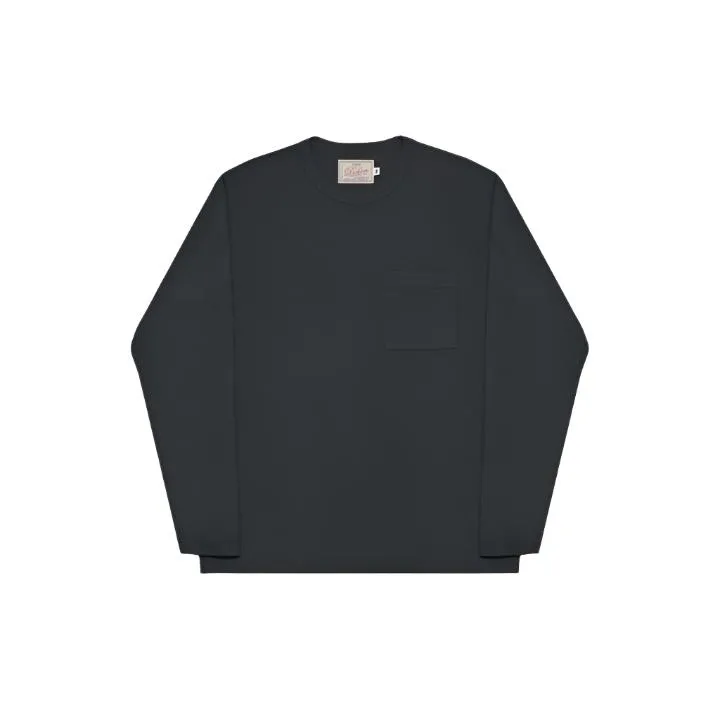 Heavy Duty Long Sleeve Pocket Tee Dark Charcoal sold by Brooklyn Clothing Co.