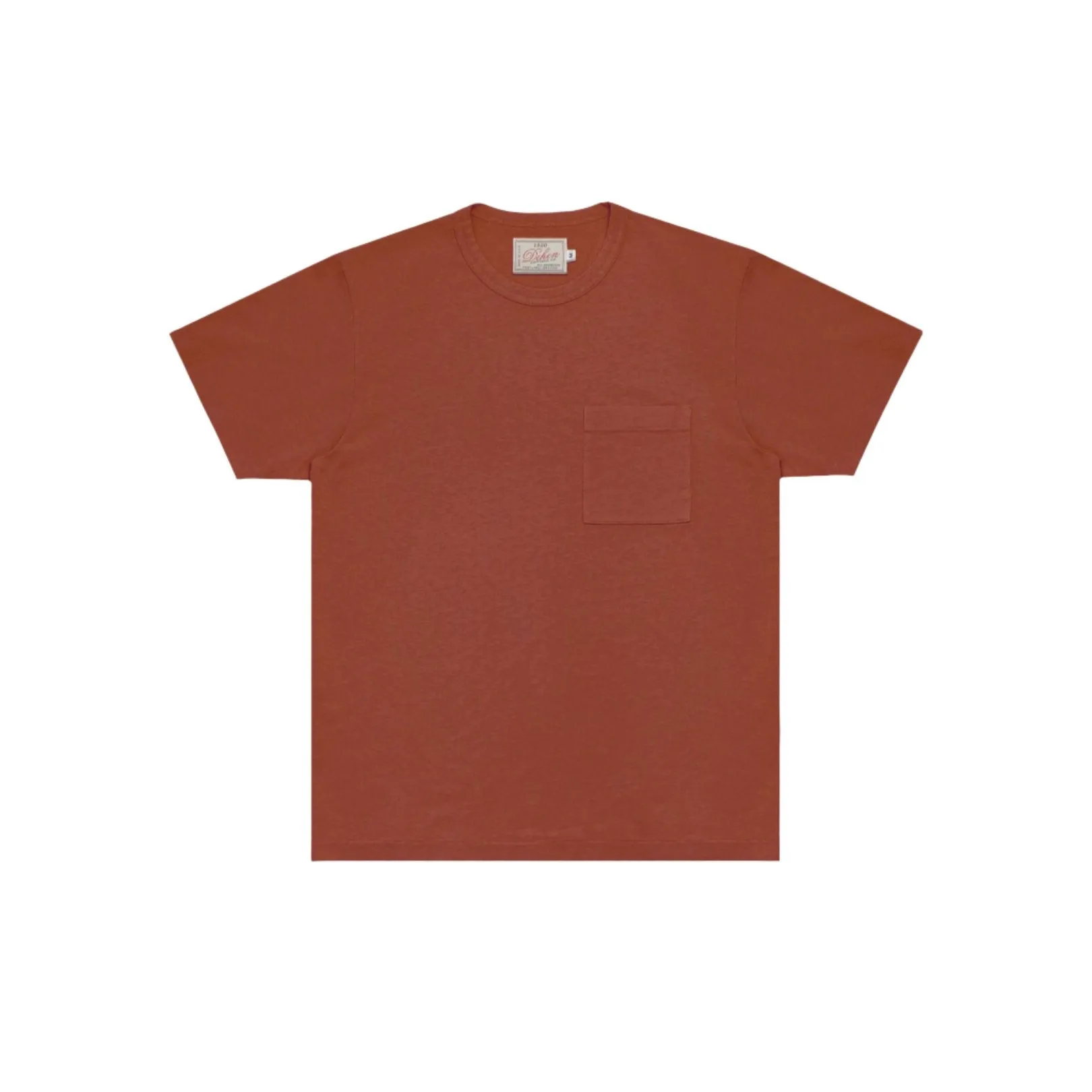 Heavy Duty Pocket Tee Burnt Orange sold by Brooklyn Clothing Co.