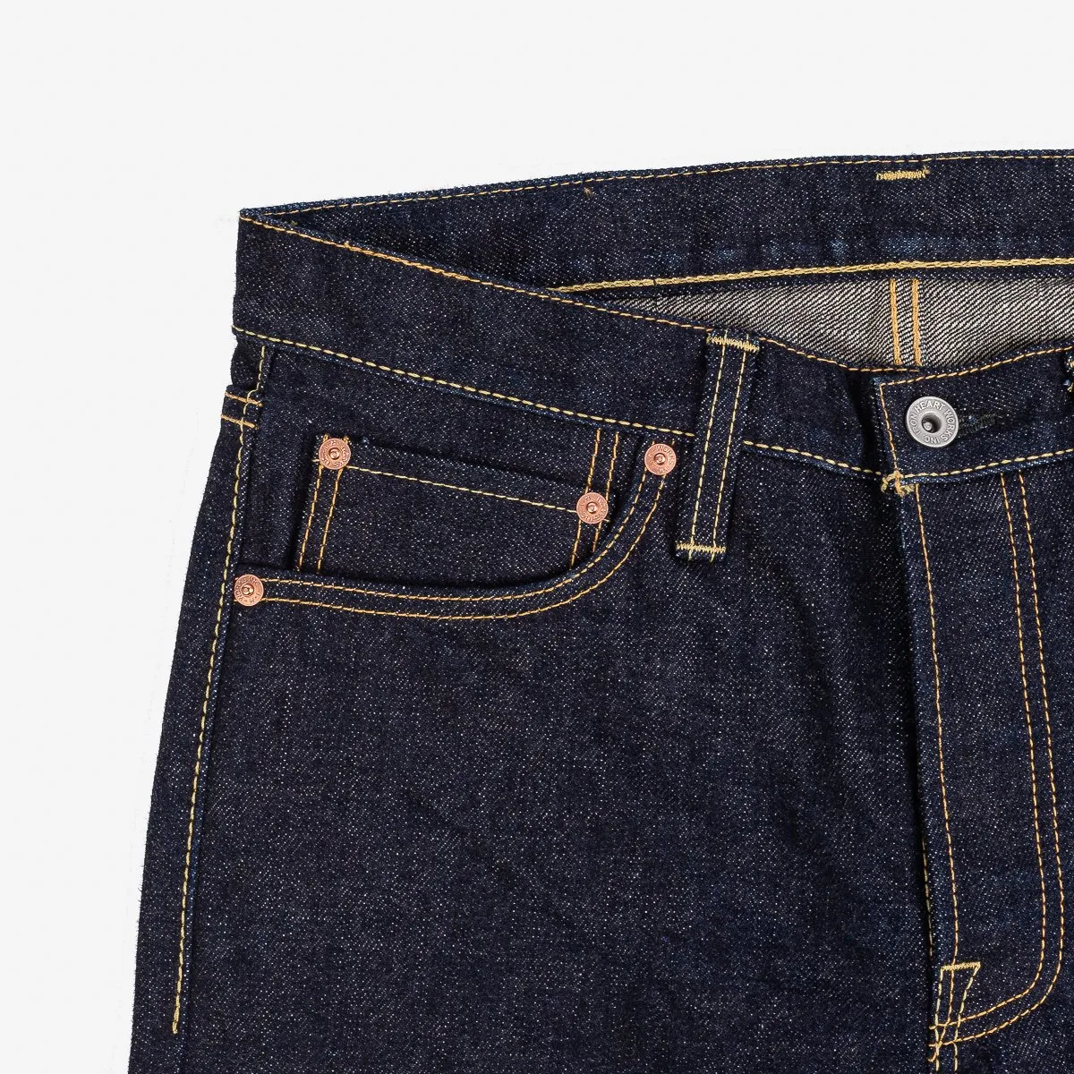 IH-666S-18 18oz Vintage Selvedge Denim Slim Straight Indigo sold by Brooklyn Clothing Co. product image thumbnail 3