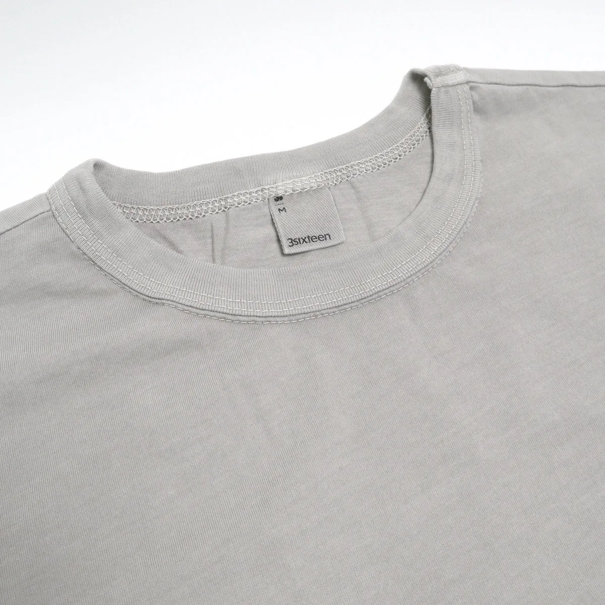 Garment Dyed Pima Tee Ash sold by Brooklyn Clothing Co. product image thumbnail 2