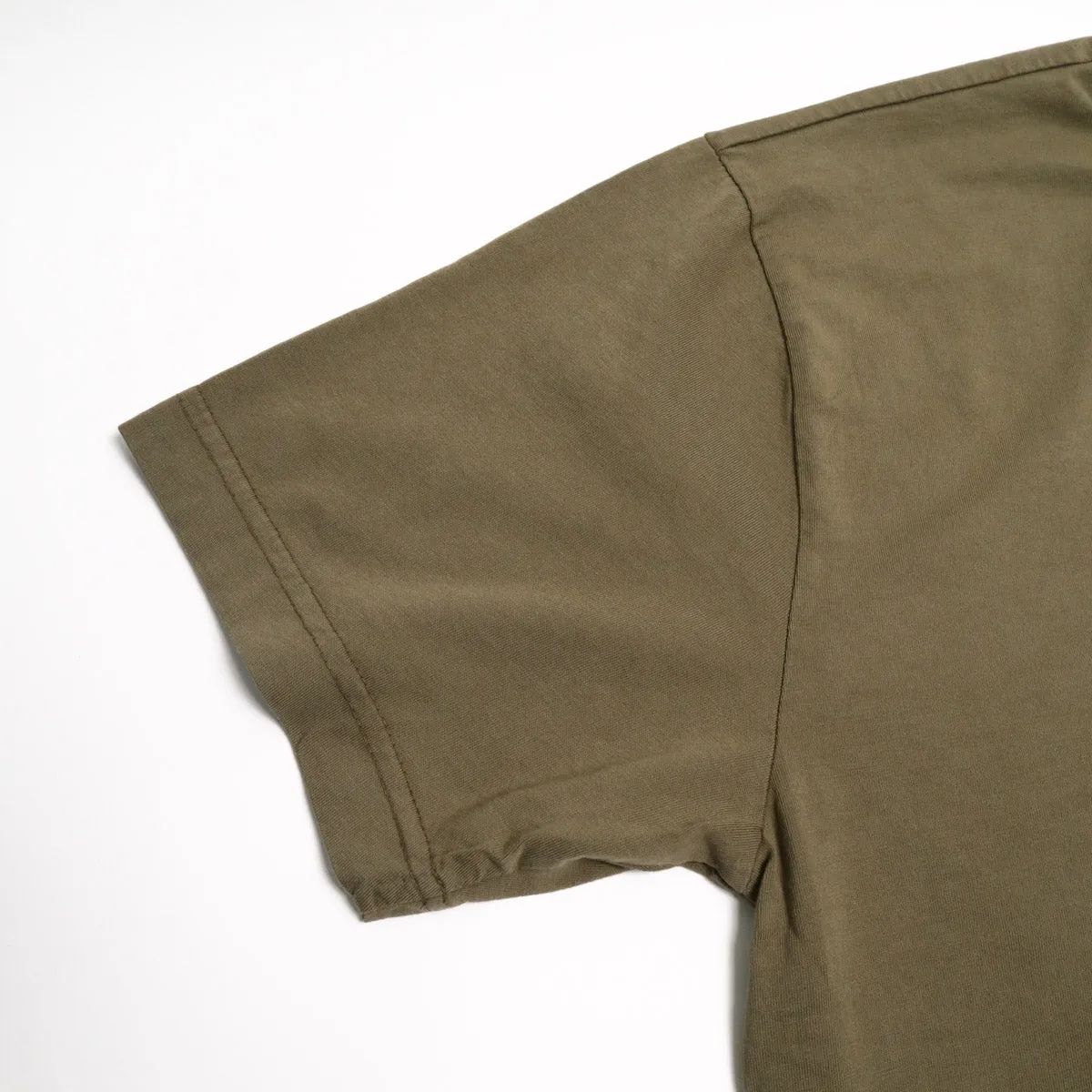 Garment Dyed Pima Tee Military Green sold by Brooklyn Clothing Co. product image thumbnail 3