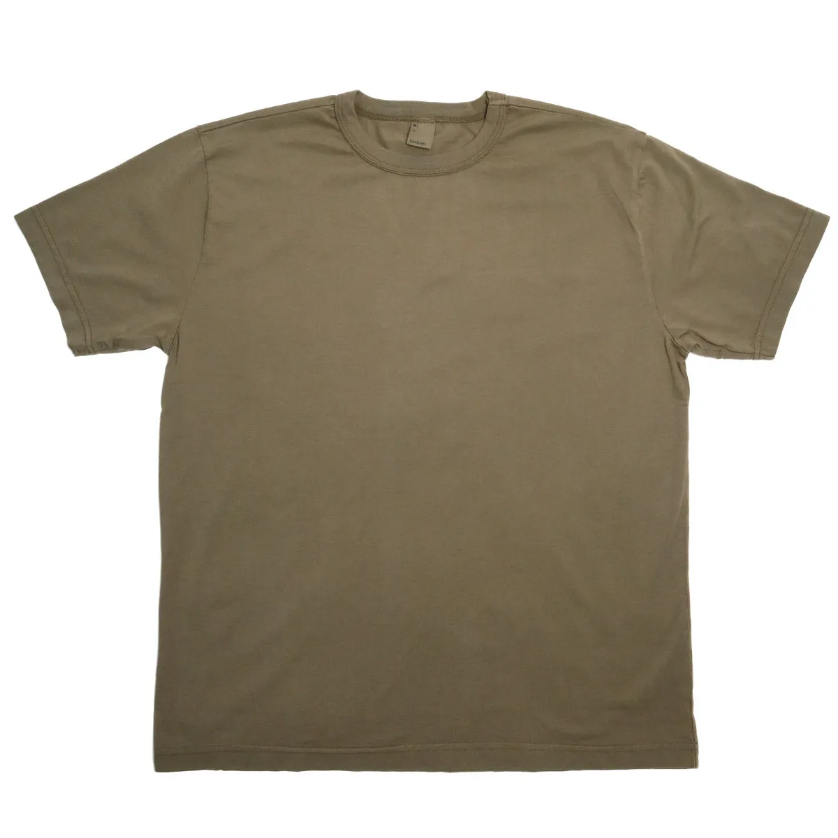 Garment Dyed Pima Tee Military Green sold by Brooklyn Clothing Co.