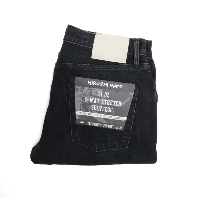 The Hammer Straight 14oz Krist Selvedge Denim sold by Brooklyn Clothing Co.