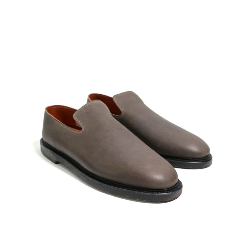 Slipper Maryam Asfalto Washed Kangaroo sold by Brooklyn Clothing Co.