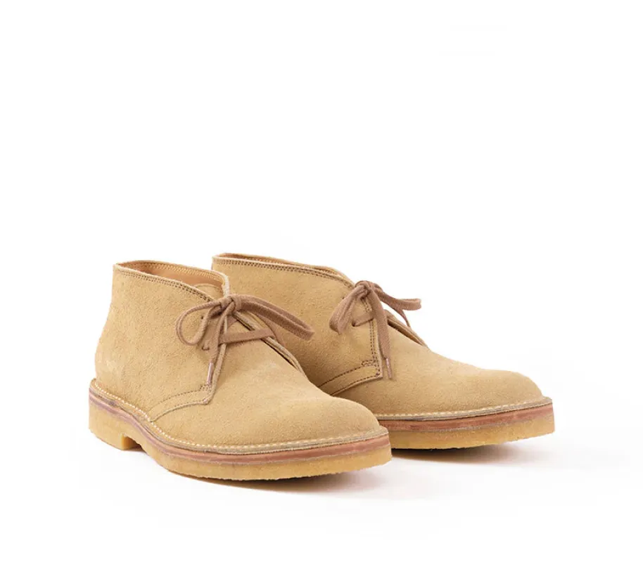 LK-019 Military Desert Boots Japanese Suede Sand sold by Brooklyn Clothing Co.