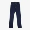 IH-666S-UHR 21/23oz Ultra Heavy Raw Selvedge Denim Slim Straight Indigo sold by Brooklyn Clothing Co.