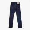 IH-666S-UHR 21/23oz Ultra Heavy Raw Selvedge Denim Slim Straight Indigo sold by Brooklyn Clothing Co.