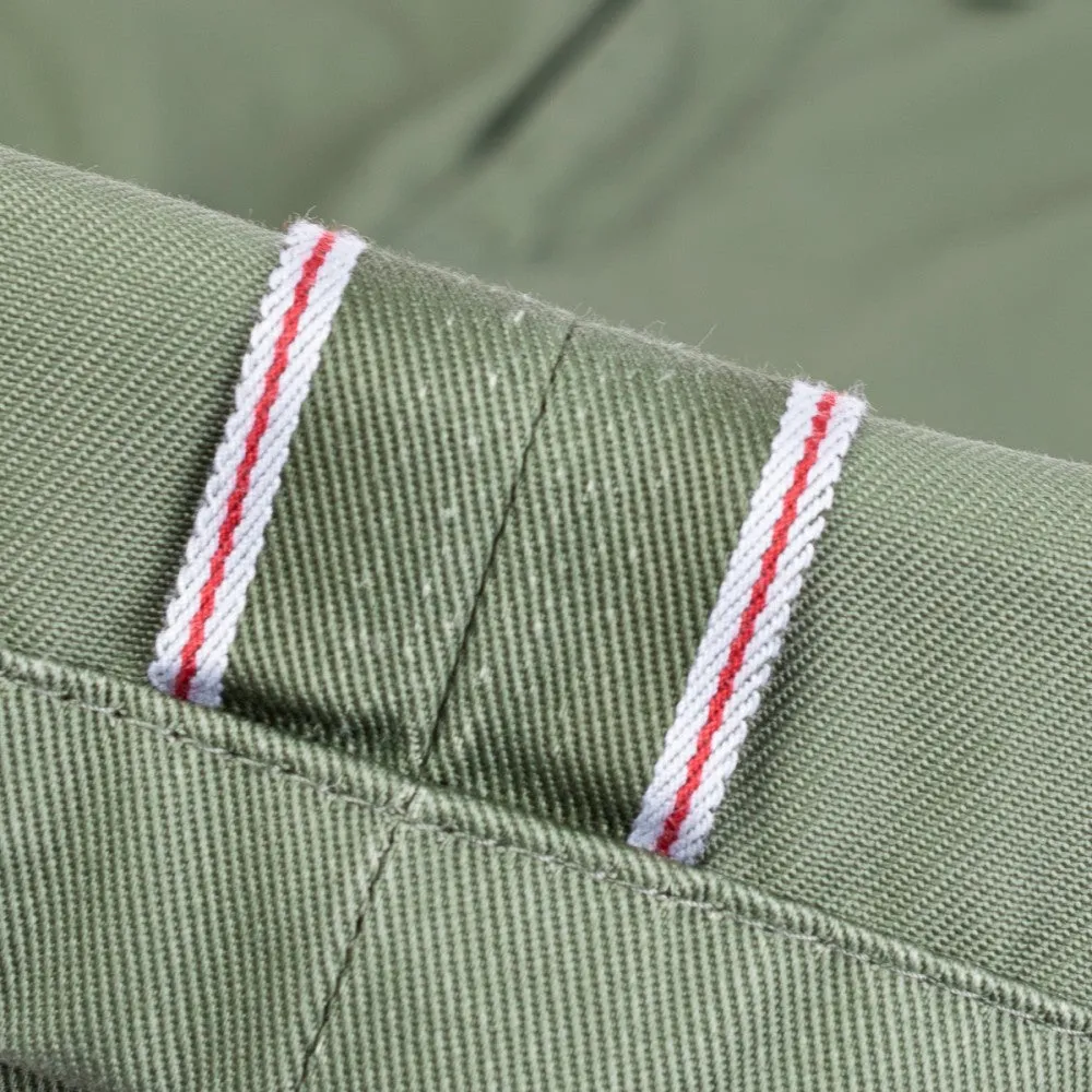IH-721-OLV 9oz Mercerised Cotton Chino Olive sold by Brooklyn Clothing Co. product image thumbnail 5