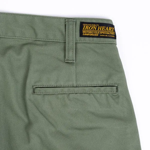 IH-721-OLV 9oz Mercerised Cotton Chino Olive sold by Brooklyn Clothing Co. product image thumbnail 4