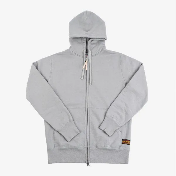 IHSW-10-GRY 14oz Ultra Heavy Loopwheel Cotton Zip Hoodie Grey sold by Brooklyn Clothing Co.