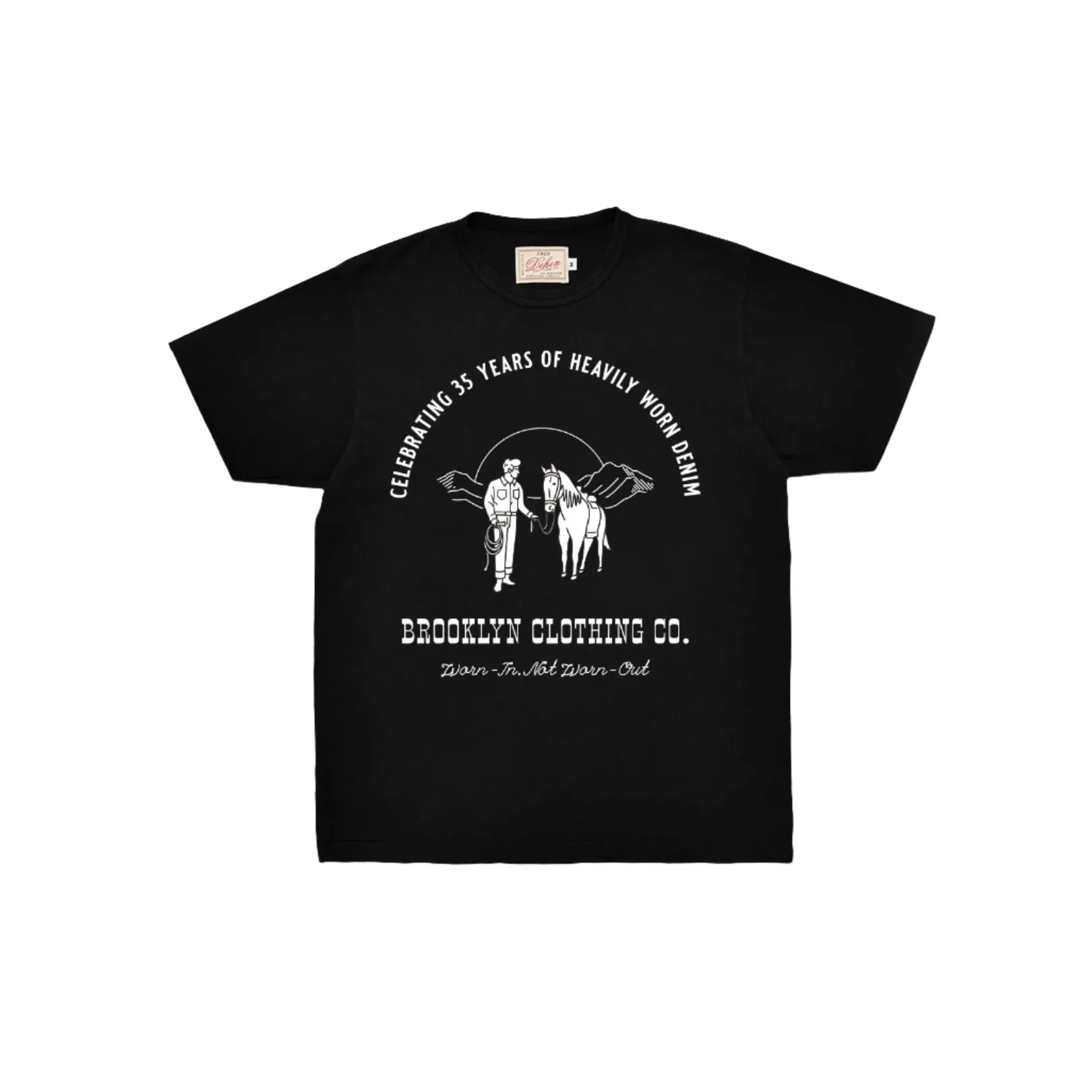 Dehen x Brooklyn Clothing 35th Anniversary Tee Black sold by Brooklyn Clothing Co.