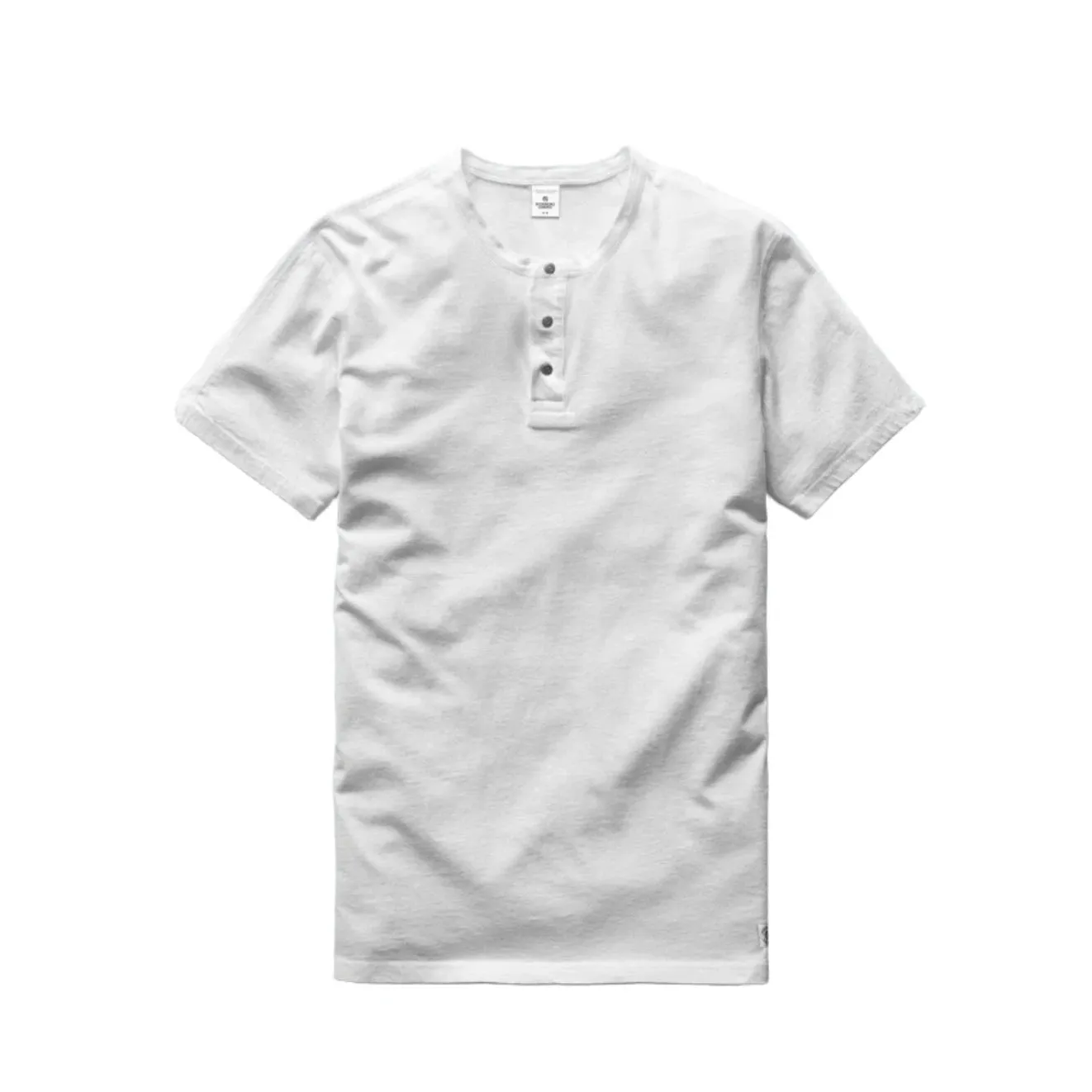 Lightweight Jersey Henley White sold by Brooklyn Clothing Co.