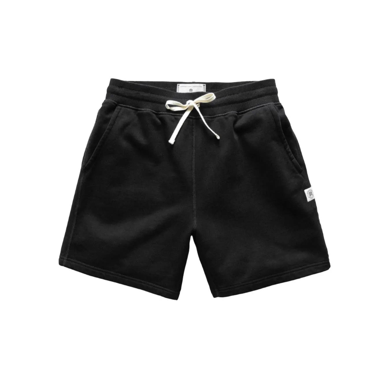 Midweight Terry 6" Short Black sold by Brooklyn Clothing Co.