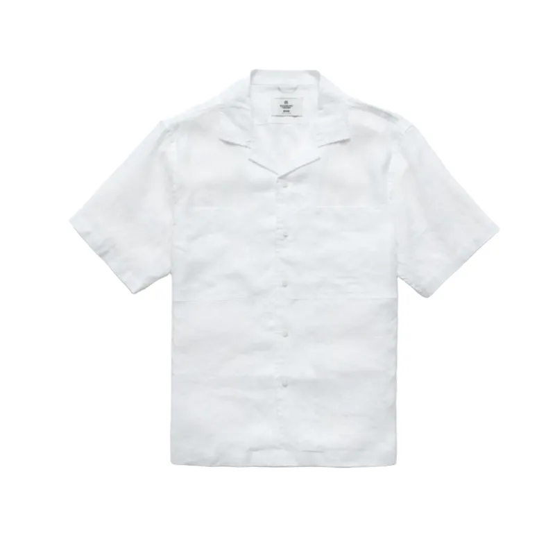Linen Spectator Shirt White sold by Brooklyn Clothing Co.