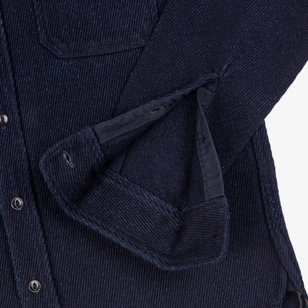 IHSH-288-IND 14oz Kersey Work Shirt Indigo sold by Brooklyn Clothing Co. product image thumbnail 5