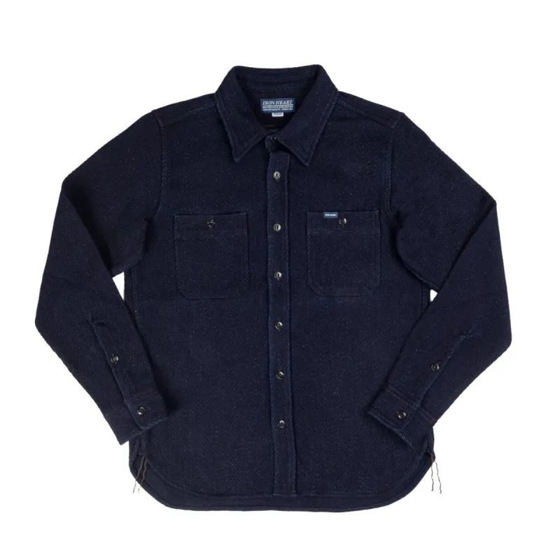 IHSH-288-IND 14oz Kersey Work Shirt Indigo sold by Brooklyn Clothing Co.