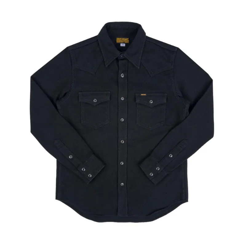 IHSH-234-BLK Kersey Western Shirt Black sold by Brooklyn Clothing Co.