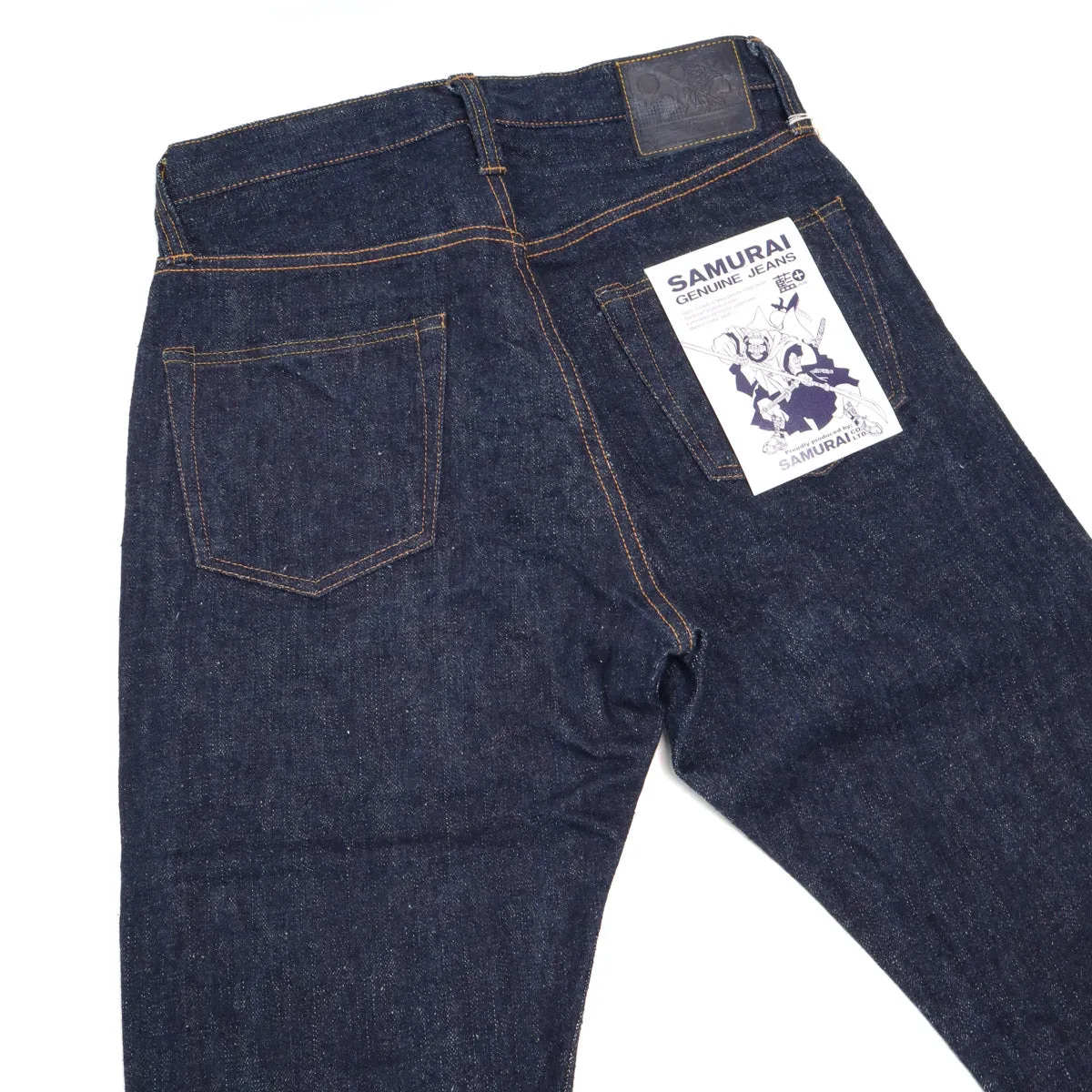 S211AX 18oz Ai-Benkei Selvedge Denim Relaxed Taper Natural Indigo sold by Brooklyn Clothing Co. product image thumbnail 4