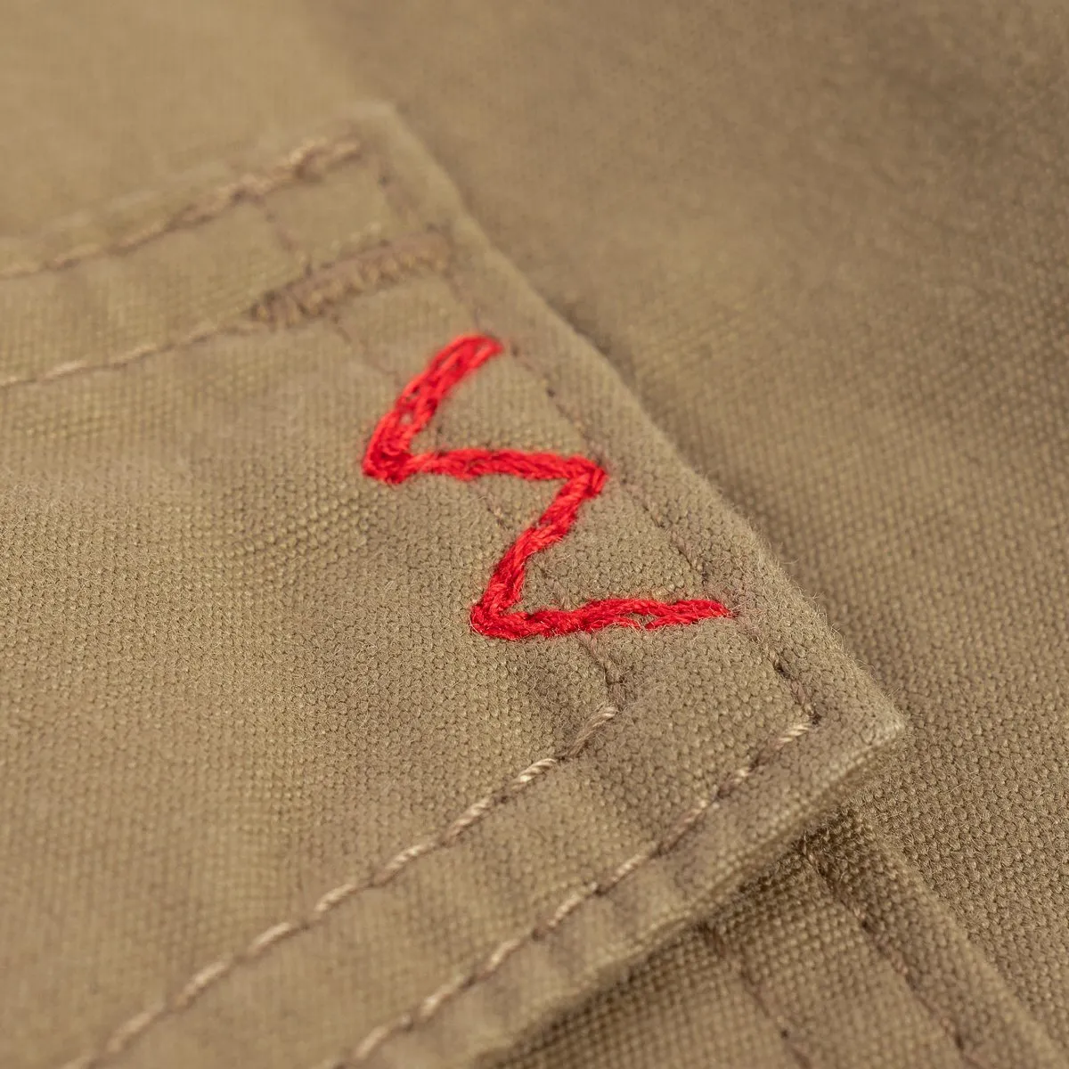 IHSH-394-KHA 7oz Fatigue Cloth Western Shirt Khaki sold by Brooklyn Clothing Co. product image thumbnail 3