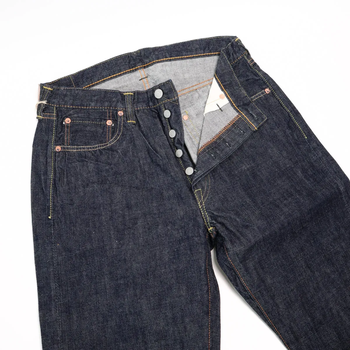 1101W Straight Selvedge Denim 13.7oz One Wash Indigo sold by Brooklyn Clothing Co. product image thumbnail 4