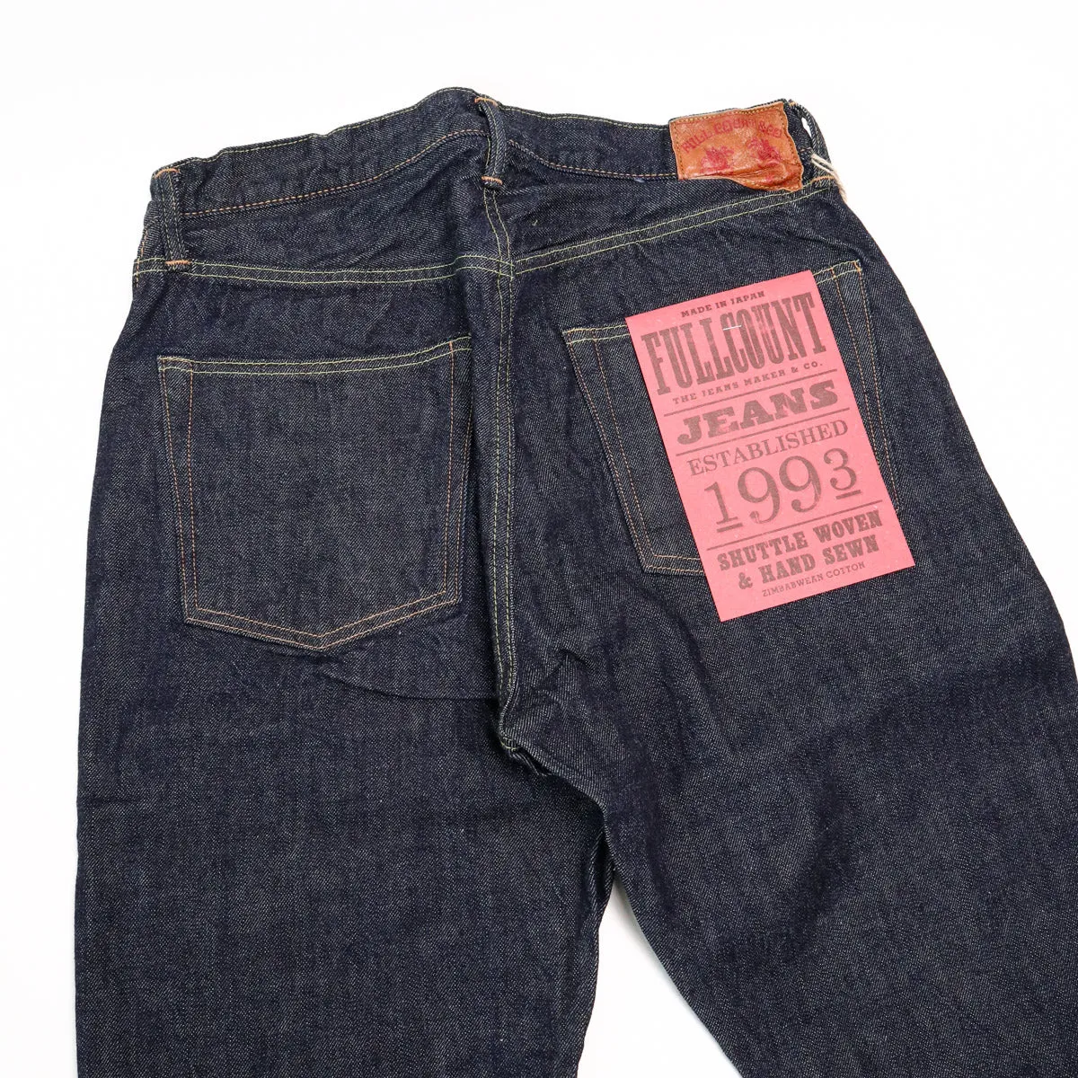 1110W Tapered Selvedge Denim 13.7oz One Wash Indigo sold by Brooklyn Clothing Co. product image thumbnail 3