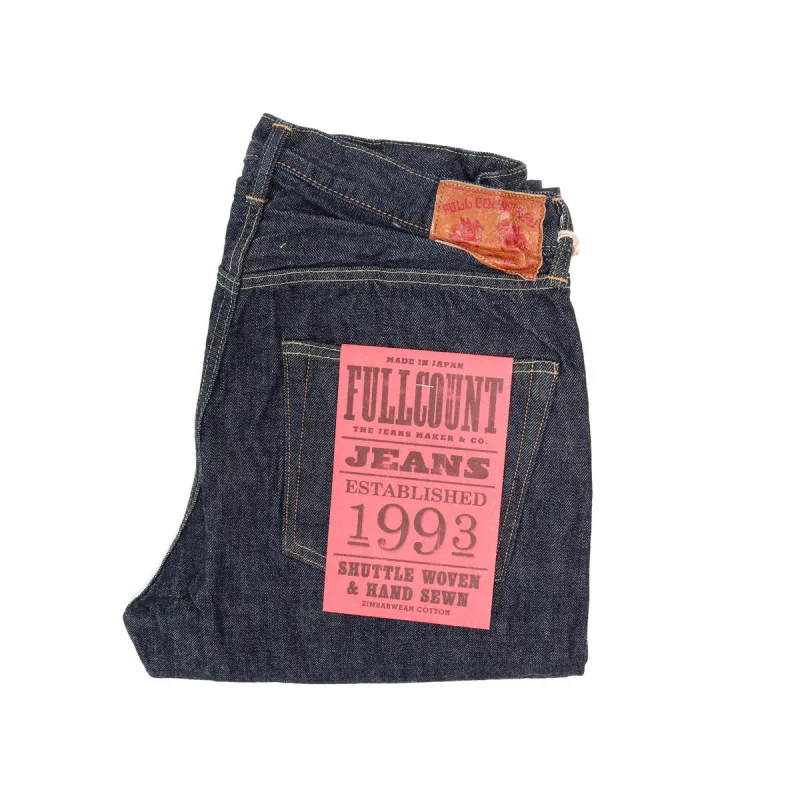 1110W Tapered Selvedge Denim 13.7oz One Wash Indigo sold by Brooklyn Clothing Co.
