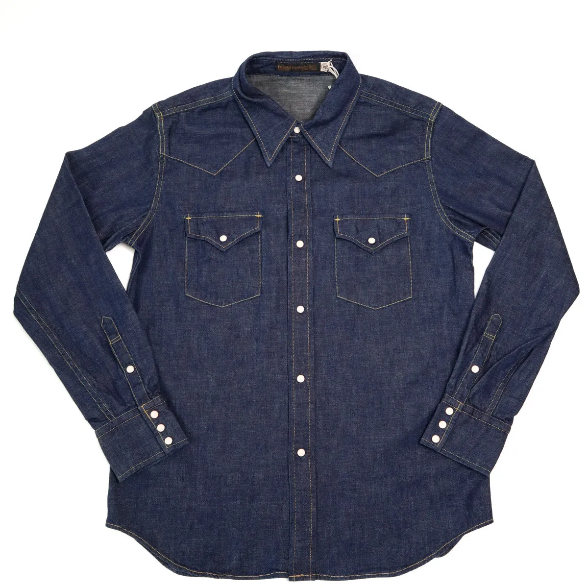 4894 Denim Western Shirt Indigo sold by Brooklyn Clothing Co.